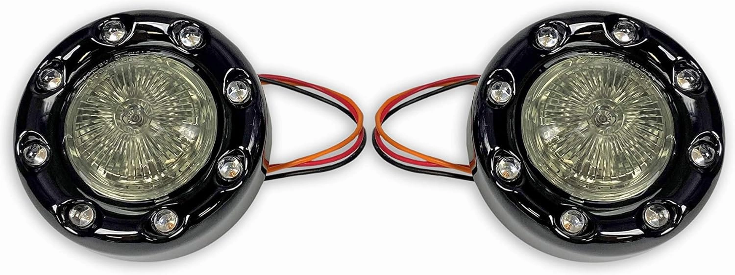 Custom Dynamics ProBEAM Rear 1157 Bullet Ringz Black/Smoke