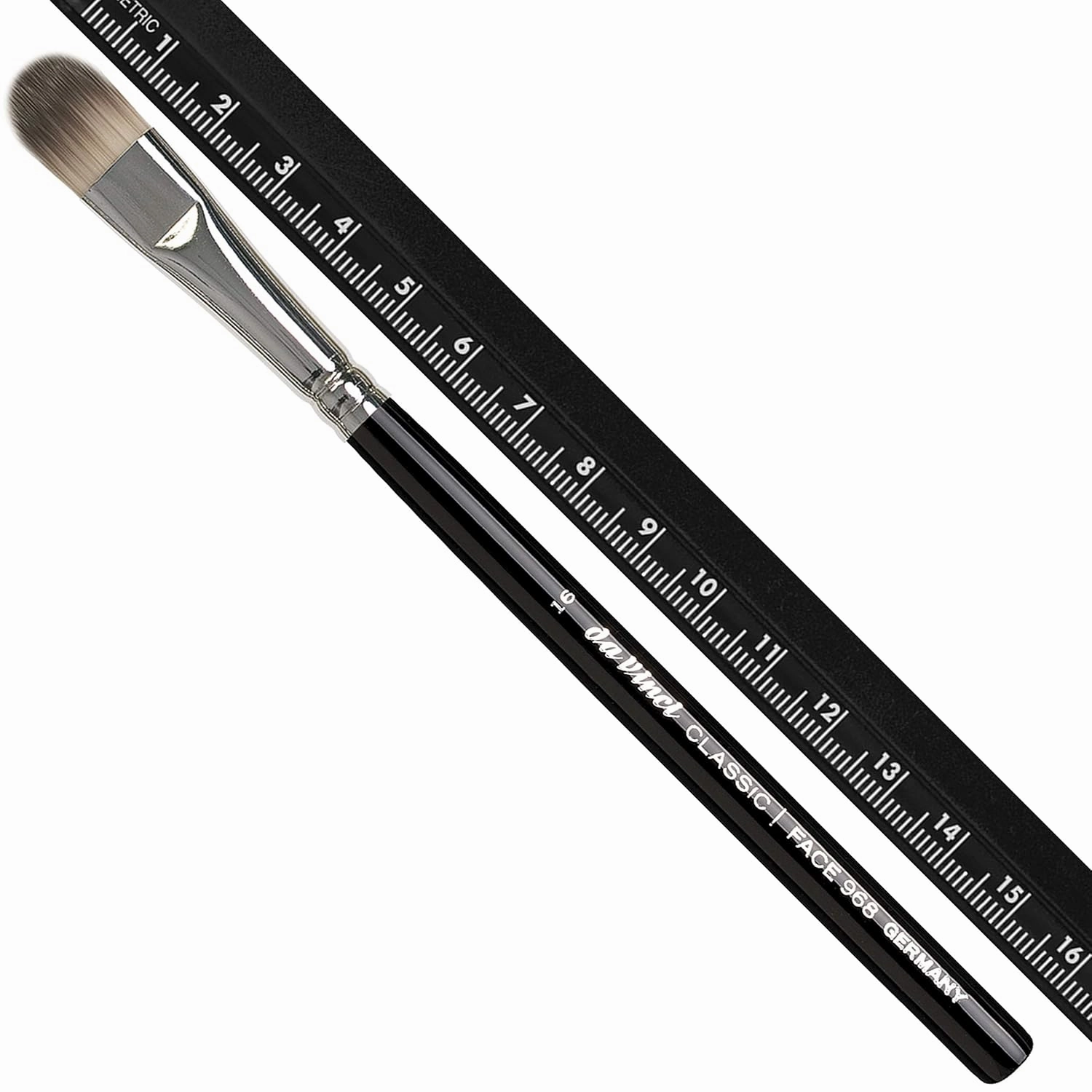 da Vinci Cosmetics Series 968 Classic Concealer Brush, Oval Synthetic, Size 16, 14.4 Gram