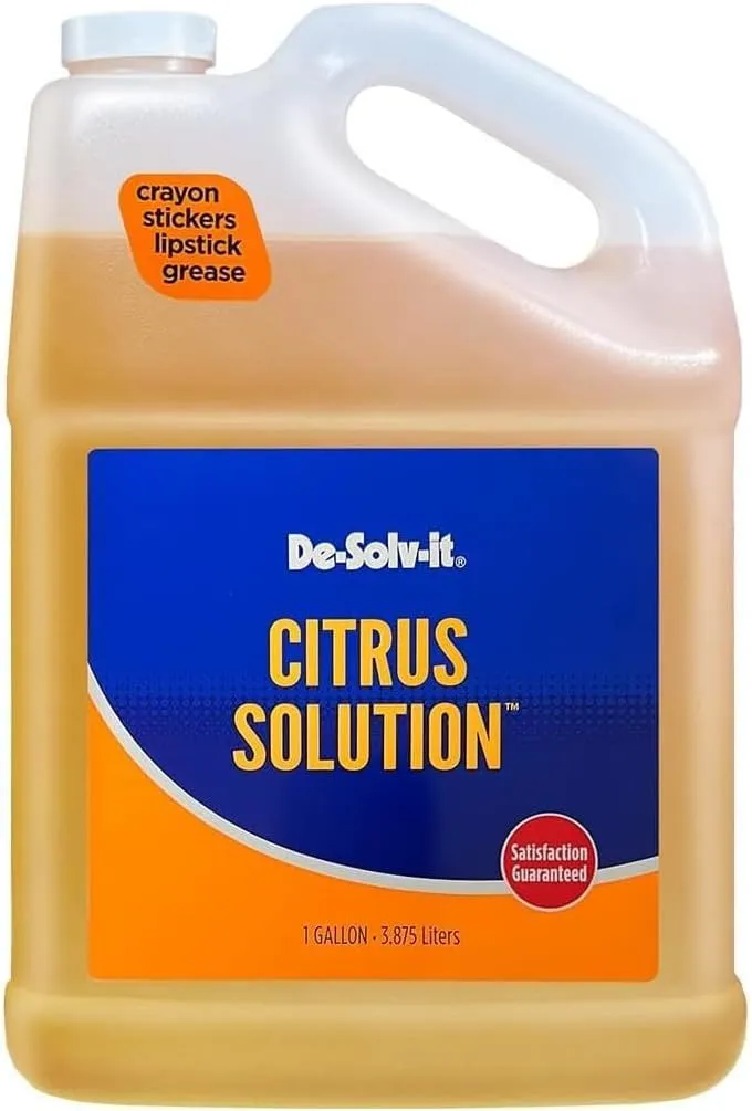 De-Solv-it! 10362 Orange Sol Citrus Solution Container, 1 Gallon 1-Pack