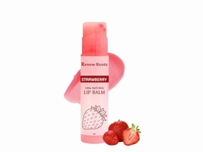 Dealora Lip Balm | 100% Natural | Tinted & Moisturizing | Nourishing & Softening | 5g (Pack of 1, Strawberry)