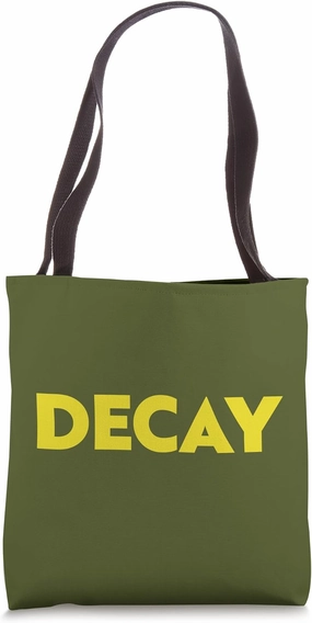 DECAY Emo Army Foundation Death and Decay Swarm Logo Tote Bag