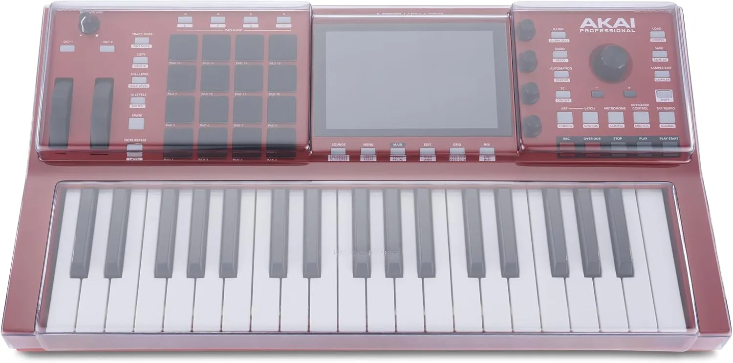 Decksaver Polycarbonate Cover Compatible with Akai MPC Key 37