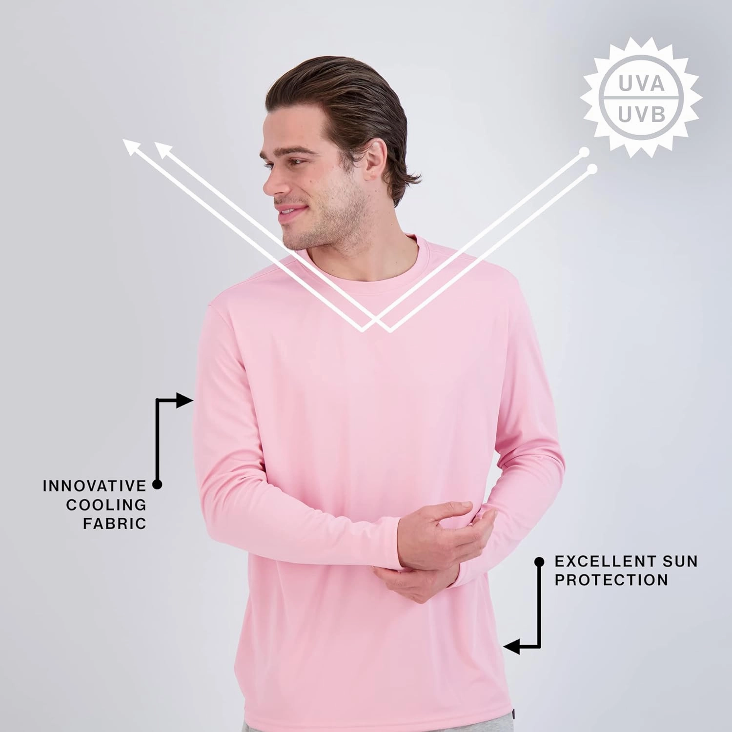 Denali Men's Teaser UPF 50  Long Sleeve T-Shirt, UV Protection Shirt, Trophy Bones Collection by Marcos Augusto: Marlin