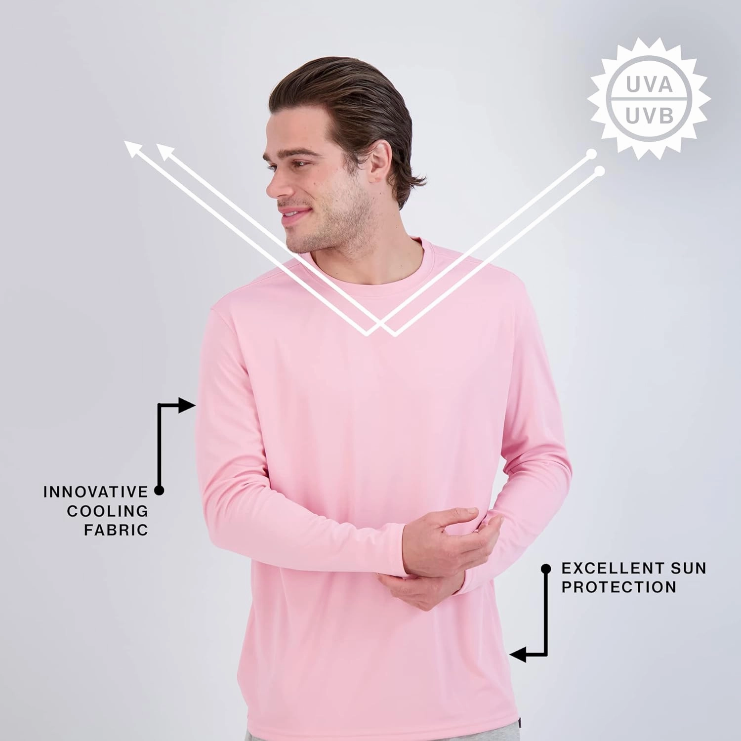Denali Men's Teaser UPF 50  Long Sleeve T-Shirt, UV Protection Shirt, Trophy Bones Collection by Marcos Augusto: Permit