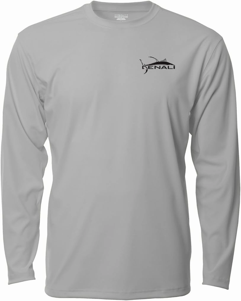 Denali Men's Teaser UPF 50  Long Sleeve T-Shirt, UV Protection Shirt, Trophy Bones Collection by Marcos Augusto: Permit