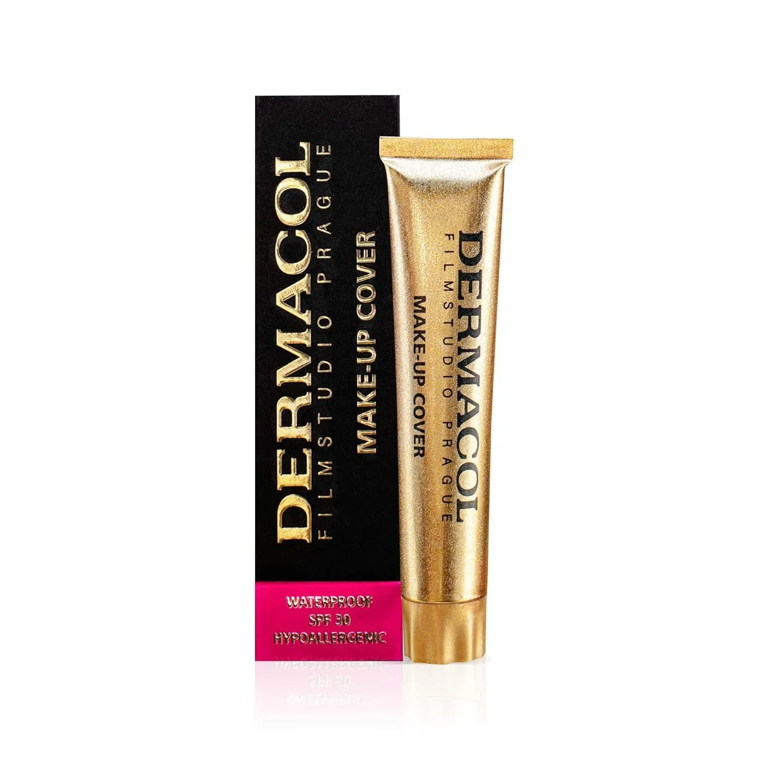 Dermacol - Full Coverage Foundation, Liquid Makeup Matte Foundation with SPF 30, Waterproof Foundation for Oily Skin, Acne, & Under Eye Bags, Long-Lasting Makeup Products, 30g, Shade 225