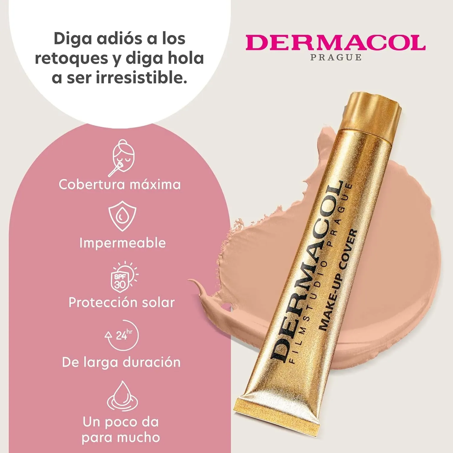 Dermacol Make-up Cover - High Covering Waterproof Foundation SPF30