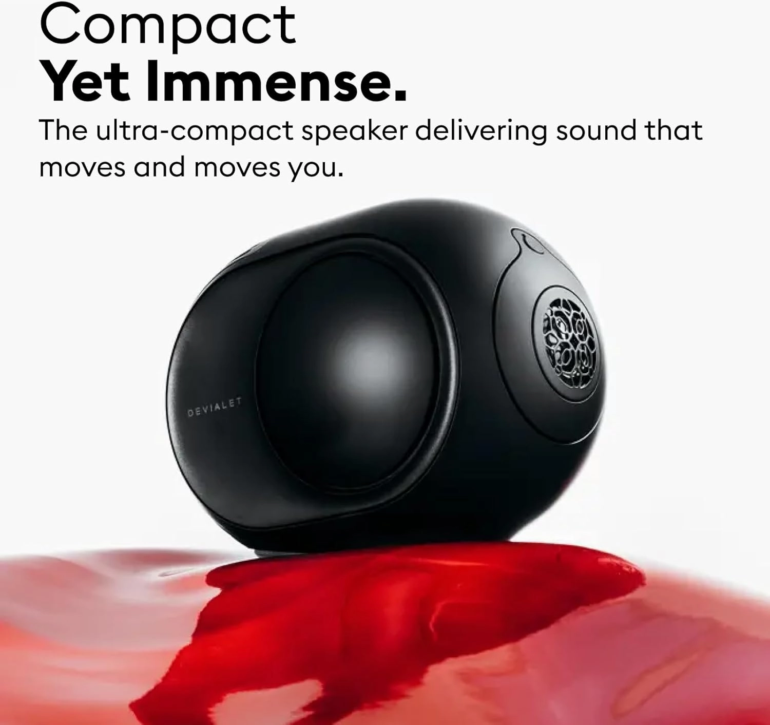 Devialet Phantom II - 98 dB - Compact Wireless Speaker - Matte Black