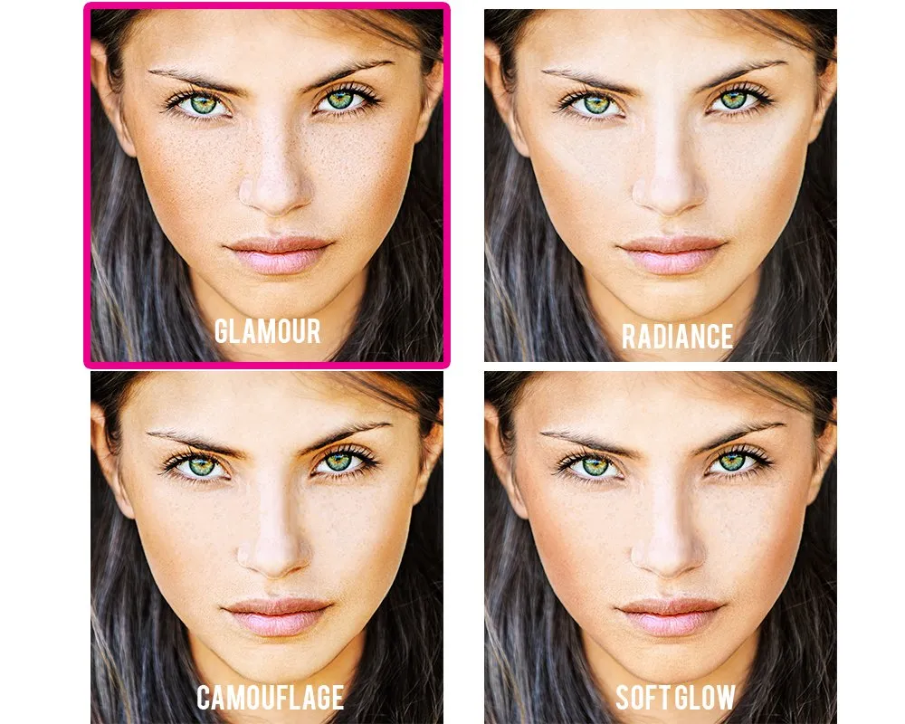 Dinair Airbrush Makeup Foundation | Natural Beige | GLAMOUR: Natural, Light coverage, Matte 0.50 oz.
