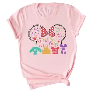 Disneyworld Girls Trip Shirt, Besties Animal Kingdom Trip 2025, Disneyland Matching Friend Shirt, Magical Kingdom Vacation Tee