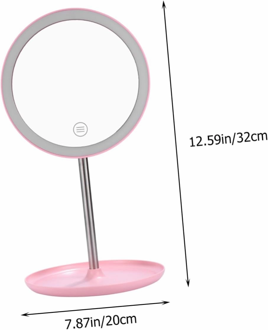 DOITOOL Led Smart Makeup Mirror 10x Magnification Rechargeable Non-slip 360° Rotation