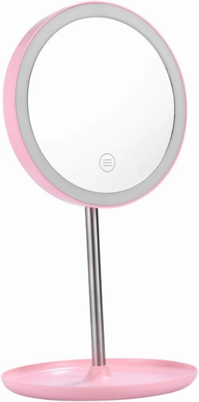 DOITOOL Led Smart Makeup Mirror 10x Magnification Rechargeable Non-slip 360° Rotation