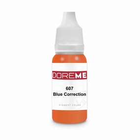 Doreme Permanent Makeup Pigment Blue Correction, Professional Medical-Grade Tattoo Ink for Microblading & Permanent Makeup Machines, Long-Lasting Brow & Lip Color