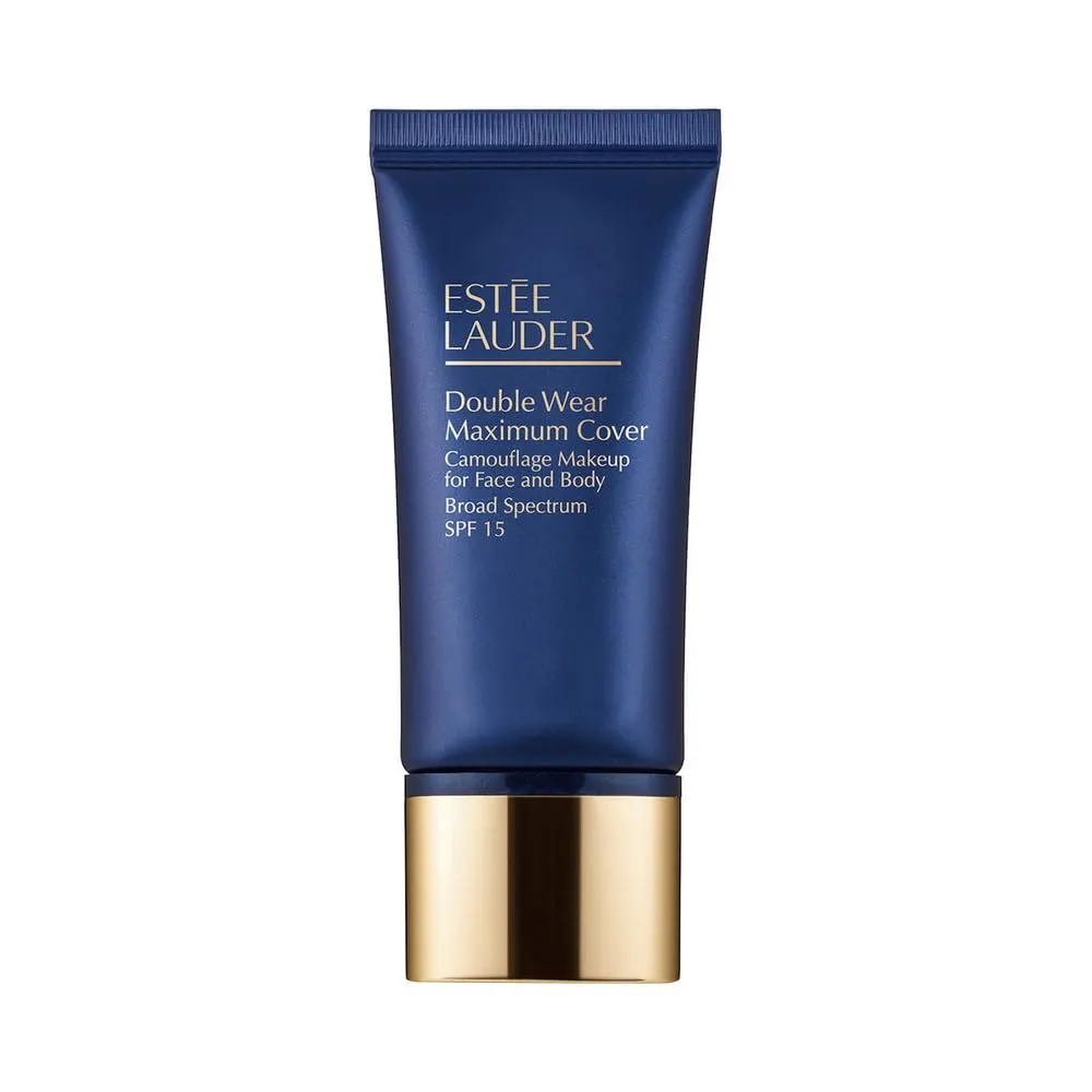 Double Wear 24-Hour Maximum Cover Camouflage Foundation for Face and Body SPF 15 | Covers Scars & Tattoos, 1.0 Fl Oz