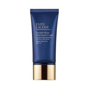 Double Wear 24-Hour Maximum Cover Camouflage Foundation for Face and Body SPF 15 | Covers Scars & Tattoos, 1.0 Fl Oz