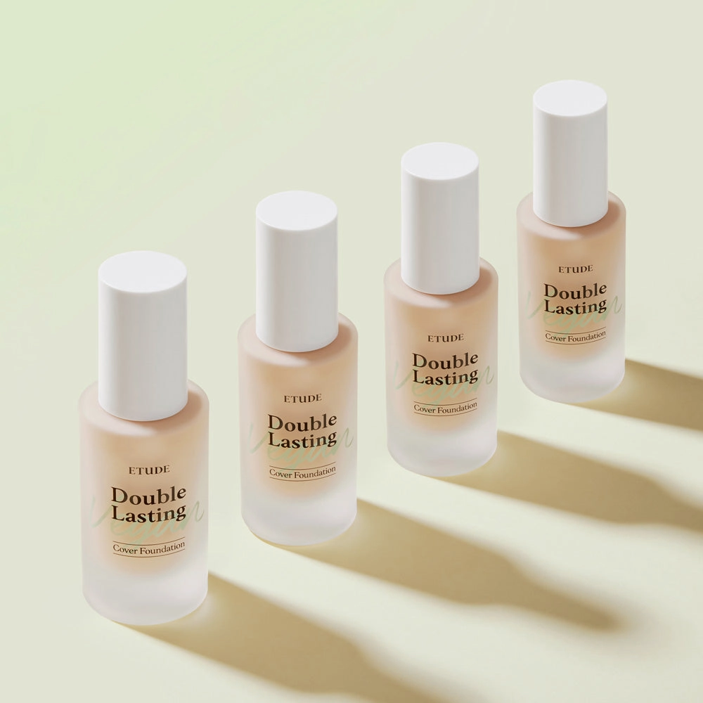 Double Lasting Vegan Cover Foundation 30g -No.19N1 Light Beige | Etude House