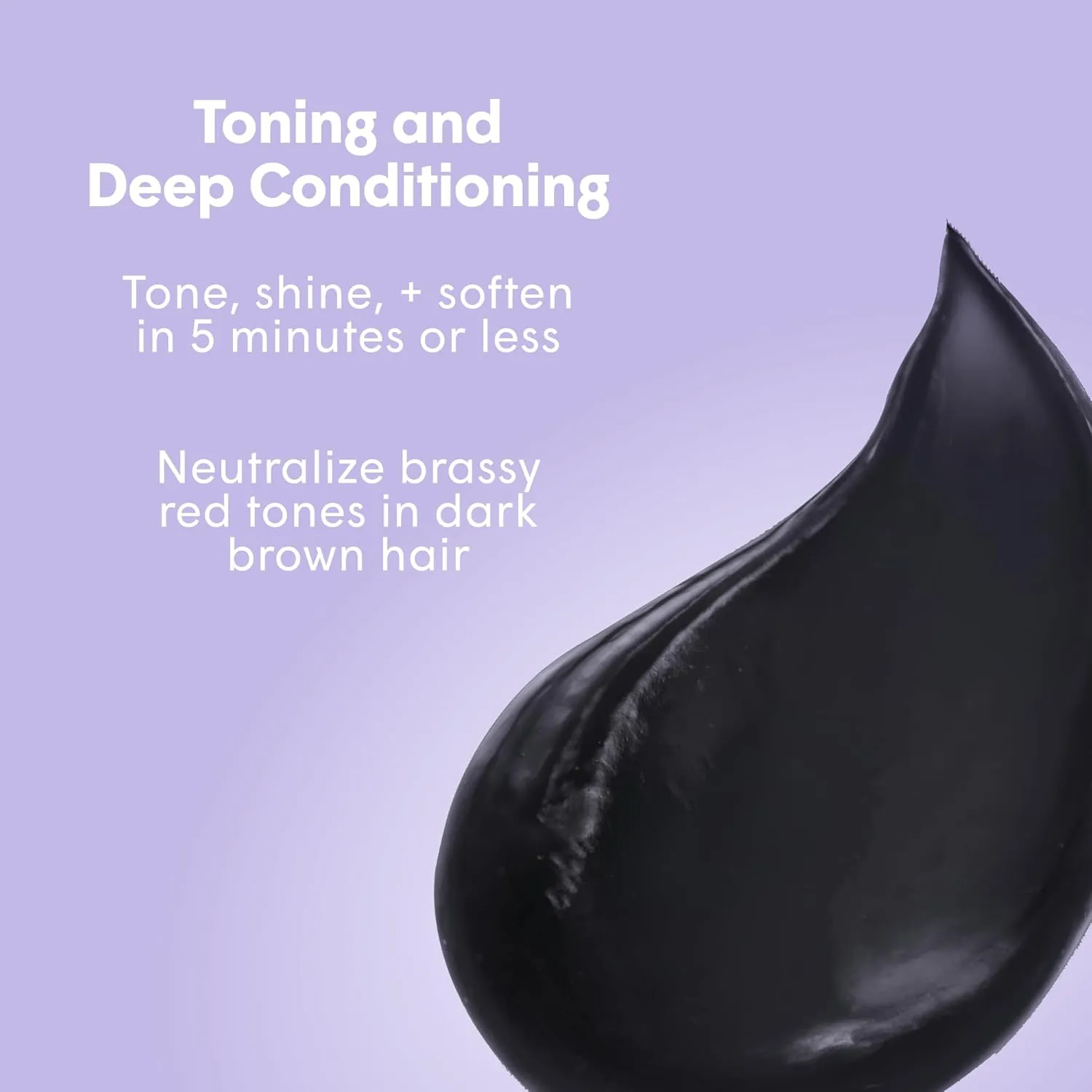 dpHUE Gloss  Toning, Green - Deep Condition & Neutralize Brass - For Dark Hair, Red Warmth, Dark Brown - Anti-Brass Treatment, Hair Conditioner - Vegan, Leaping Bunny - 6.5 oz
