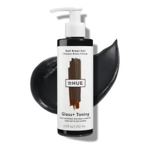 dpHUE Gloss  Toning, Green - Deep Condition & Neutralize Brass - For Dark Hair, Red Warmth, Dark Brown - Anti-Brass Treatment, Hair Conditioner - Vegan, Leaping Bunny - 6.5 oz