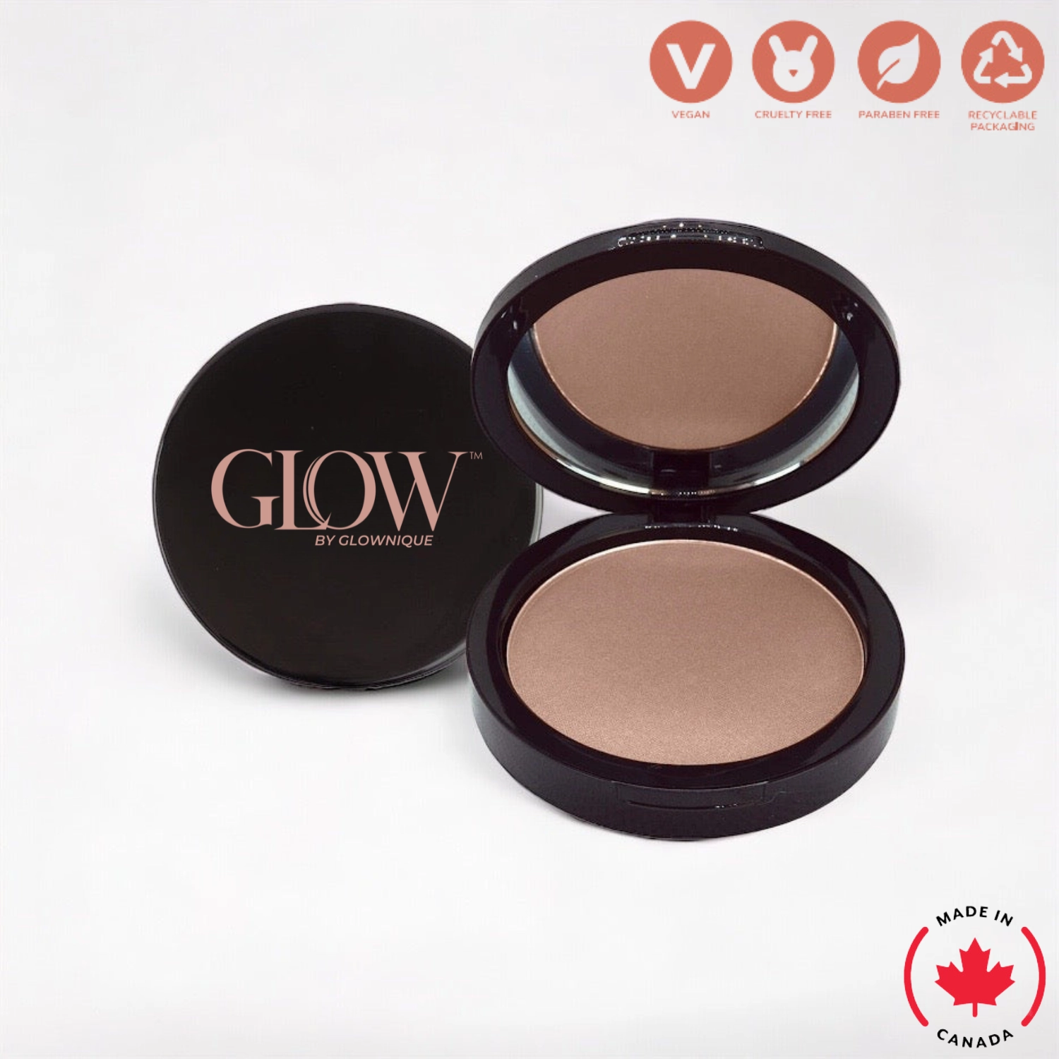 Dual Blend Powder Foundation - French (11.5g) | GLOWNIQUE