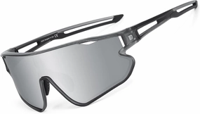 DUCO Sports Polarized Sunglasses for Men Women Running Sunglasses Fishing Cycling Baseball Glasses UV400 Protection DC0023