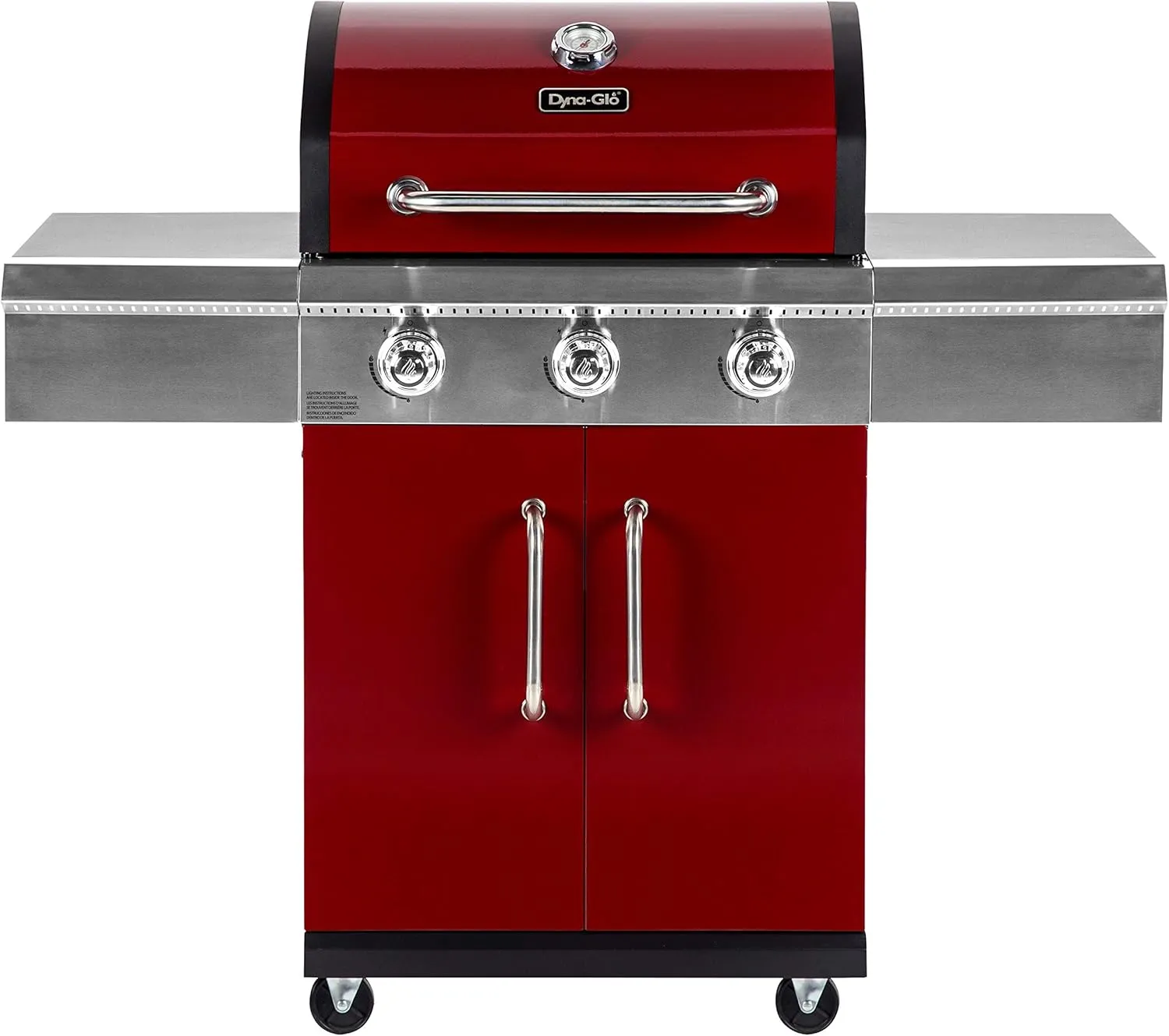 Dyna-Glo 3 Burner Red LP Gas Grill