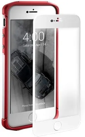 Element Case Premium Temper Glass 3D Curved Screen Protector (Clear/White Frame, 7 Plus / 8 Plus)