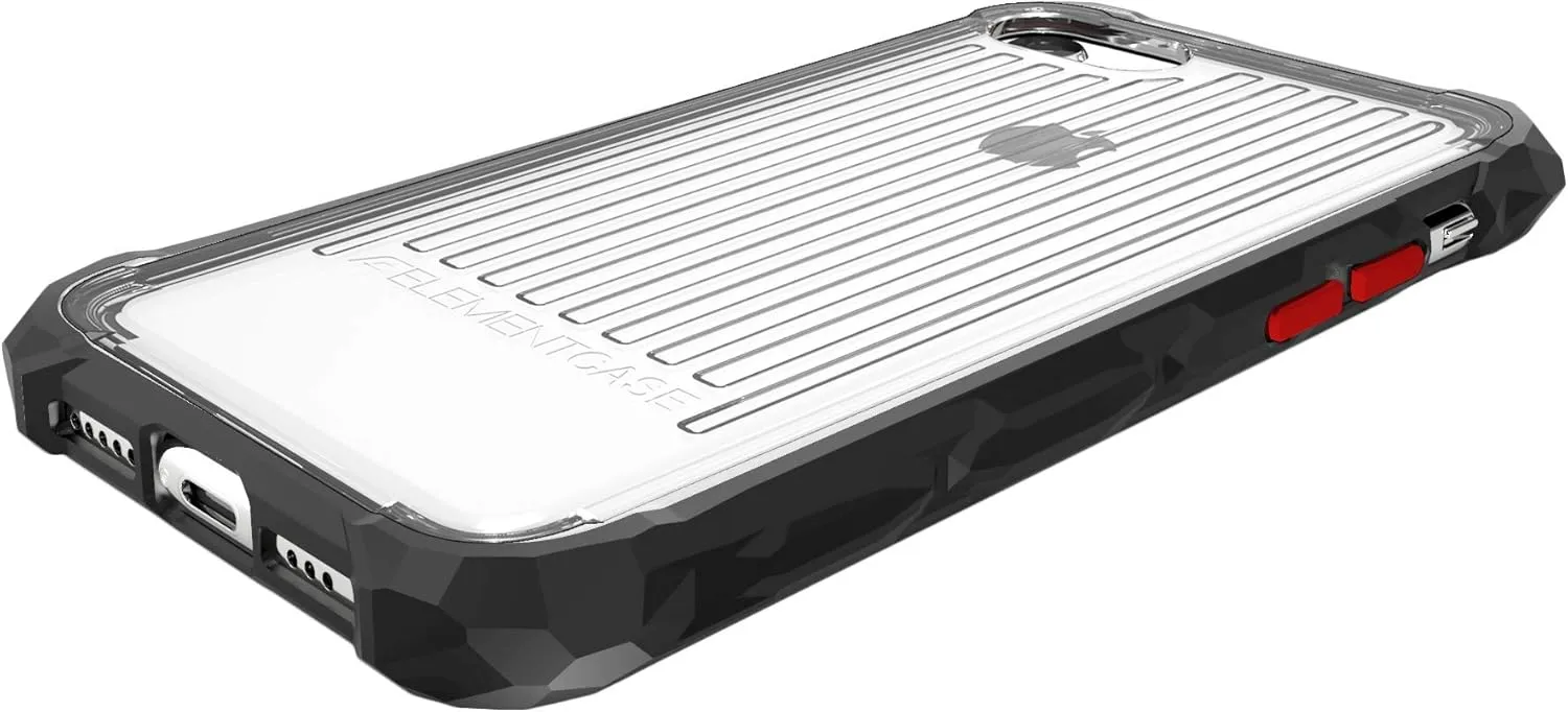 Element Case Special Ops for iPhone SE 3rd/2nd Gen - Clear/Black (EMT-322-246EV-02)