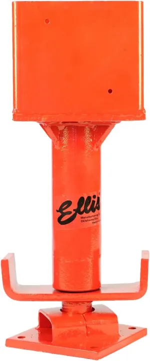 Ellis Manufacturing Adjustable Screw Jack - Ultra Strong Support Post, House Jack for Floor Leveling, Foundation, and Joist Stabilization - 30,000 Safe Load Capacity, 6” Adj. - Painted (6x6)