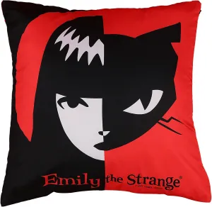 Emily the Strange Throw Pillow Covers Face Combination Print Cozy Halloween Accessories