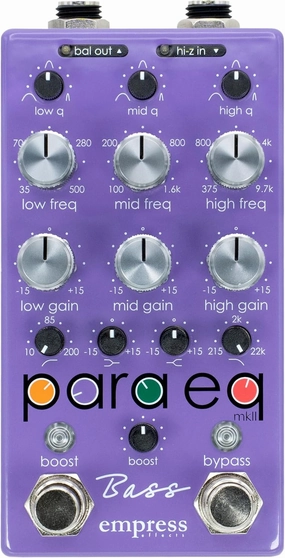 Empress Effects ParaEQ Bass Effects Pedal