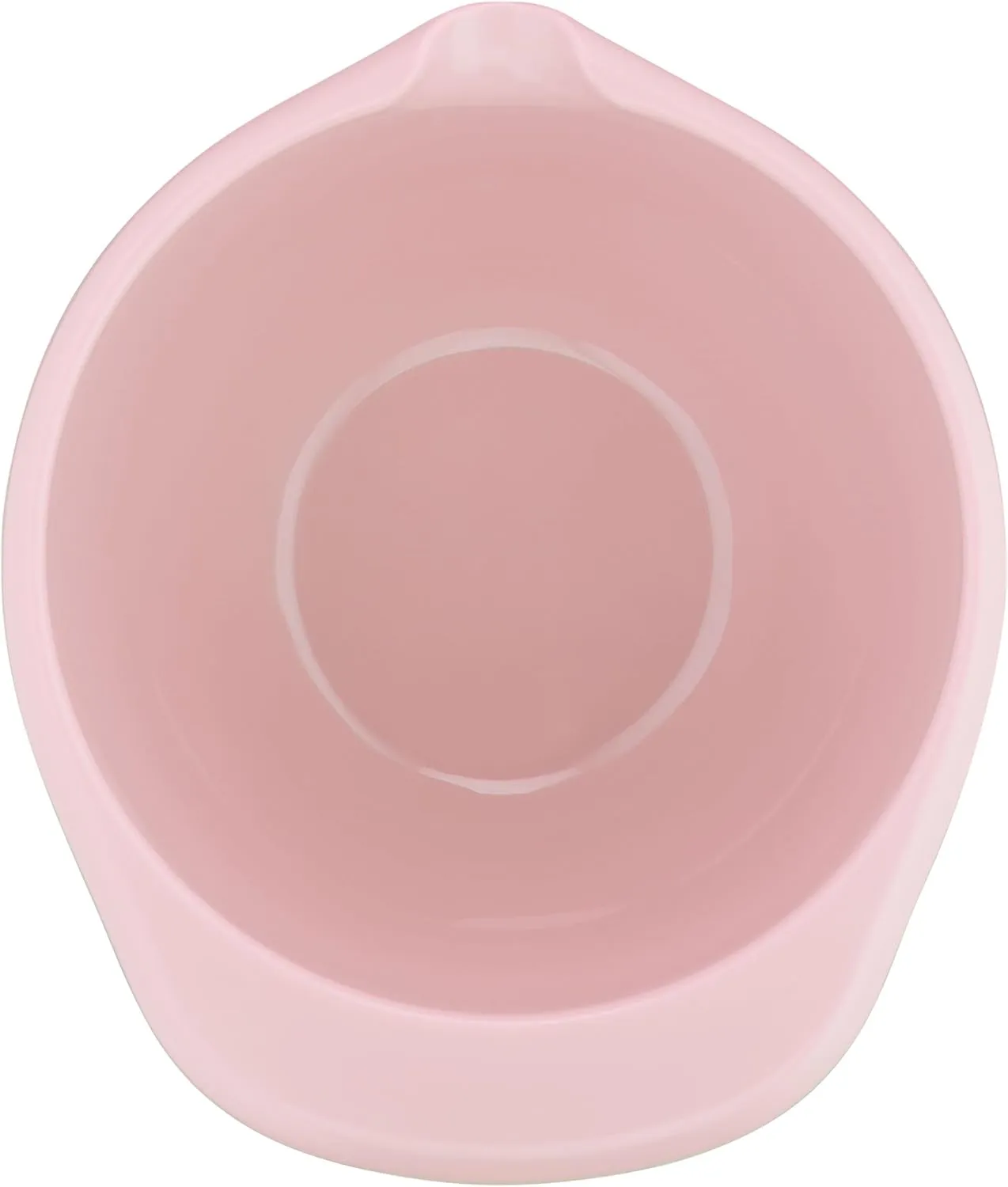 Emsa Prep&Bake K3241434 Plastic Mixing Bowl, 1.4 Litres, Non-Slip Base, Pouring Rim, Stackable, Pink
