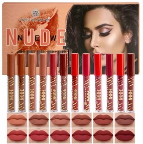Ending soon Price-match guarantee WaterProof Nude Pack 12 of Shades Matte Redish Lipgloss