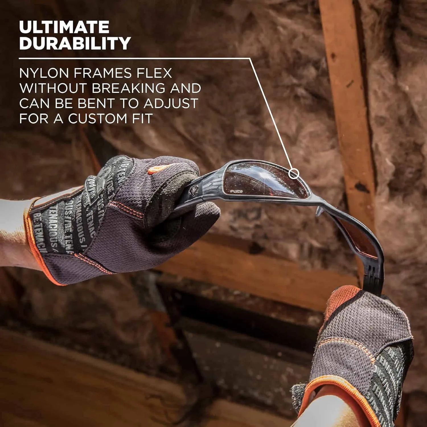 Ergodyne Skullerz Thor Anti-Fog Safety Glasses,Kryptek Typhon,Copper Lens