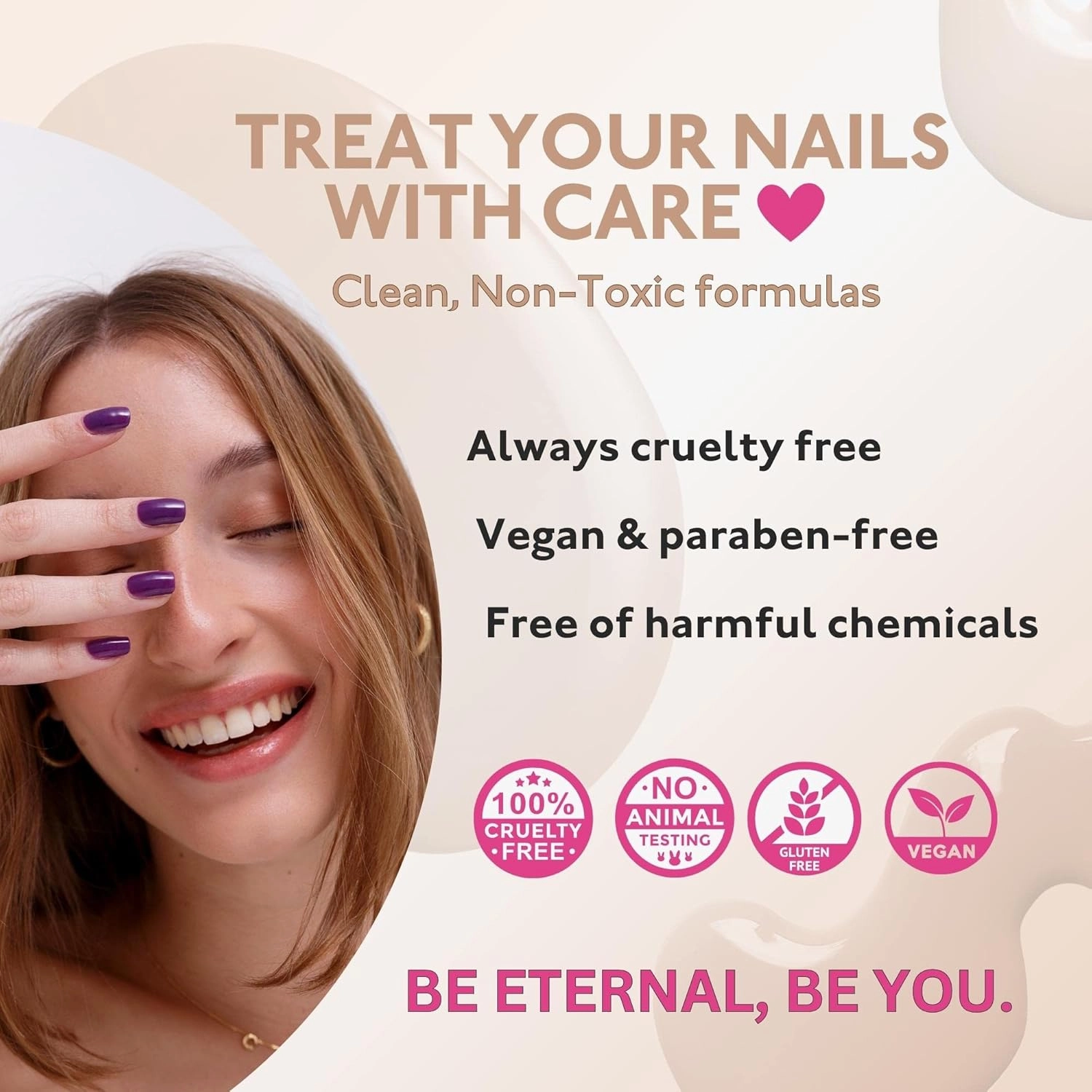 Eternal Pastel Nail Polish Sets for Women (FLOWER QUEEN) - Pastel Nail Polish Set for Girls | Lasting & Quick Dry Regular Nail Polish Set for Home DIY Manicure| Made in USA, 13.5mL (Set of 5)