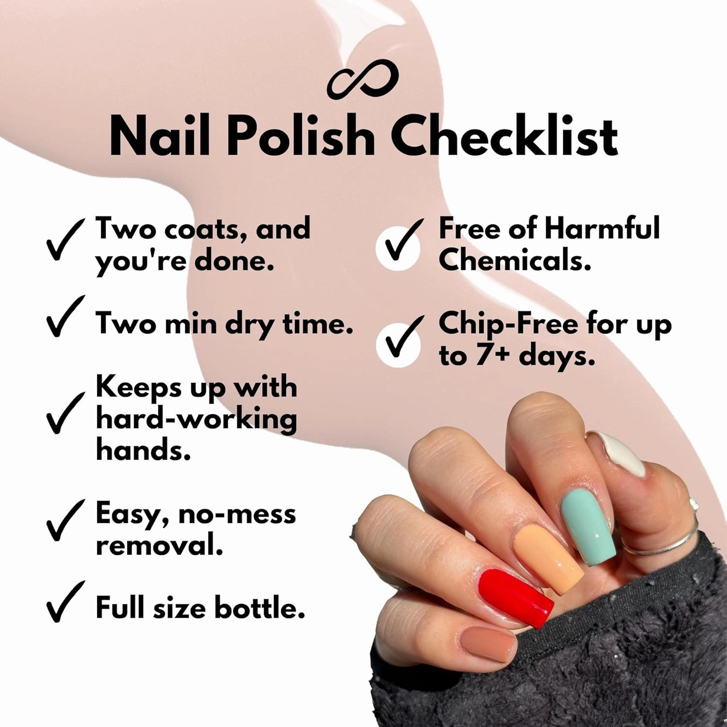 Eternal Pastel Nail Polish Sets for Women (FLOWER QUEEN) - Pastel Nail Polish Set for Girls | Lasting & Quick Dry Regular Nail Polish Set for Home DIY Manicure| Made in USA, 13.5mL (Set of 5)