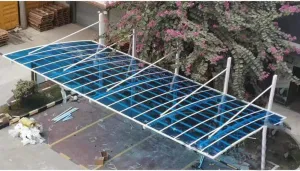 exproyzk Clear Plastic Sheet - Greenhouse and Garden Gazebo Coverings - Glass Replacement Board for DIY Projects, Door Canopy (Color : Clear-Blue, Size : 1x20m)