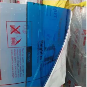 exproyzk Clear Polycarbonate Plastic Sheet - Transparent Glass Replacement Board - Impact Resistant - 1mm Thick (Color : Clear-Blue, Size : 1x1m)