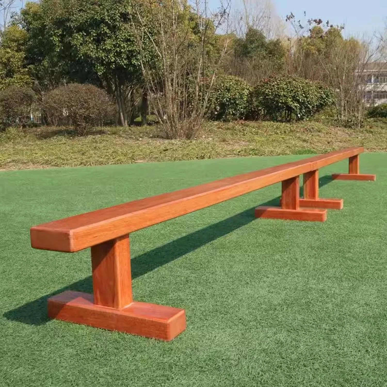 Extra-Firm Balance Beam/ Gymnastics Beam, 150 200 Cm Long Professional Floor Walking Beams, Home/ Gym/ School Gymnastics Equipment, with Anti-Slip & Removable Base(150cm(59.1in) long/8cm(3.1in) width)