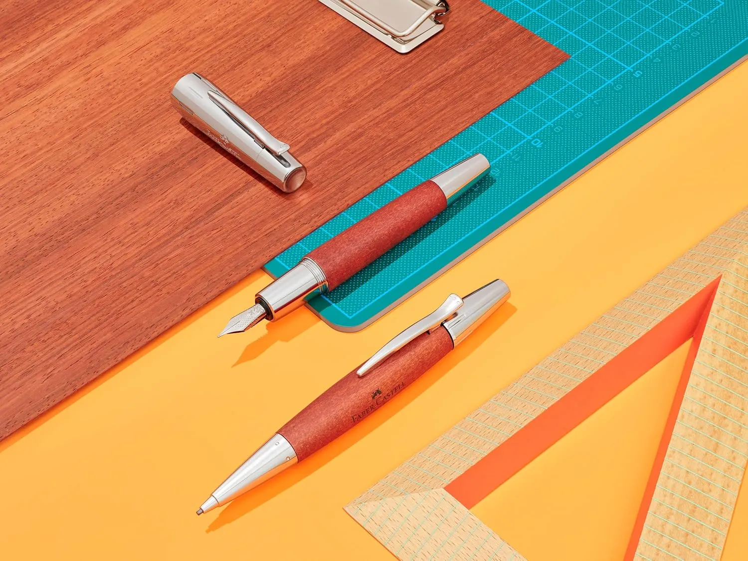 Faber-Castell e-Motion Fountain Pen Brown F