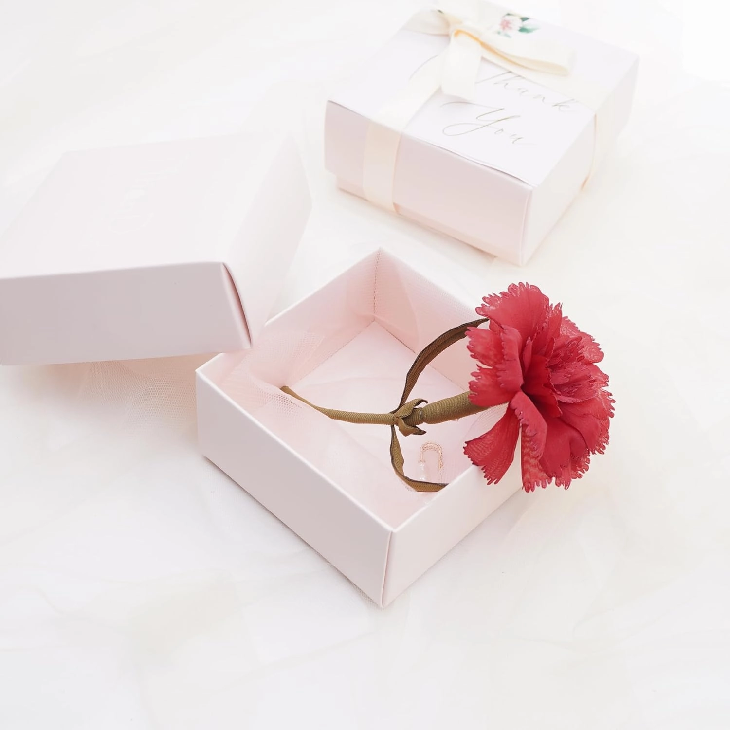 FABRIC FLOWER CLUSTER brooch pin By NhanDo Handmade ? Floral Brooch Pin, Handmade Gift Ideas, Gift for her, Gift For Mother, Bridesmaid gift, Birthday Gift (Red Chiffon Carnation)