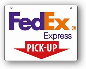 FedEx Express Pick-up Sign
