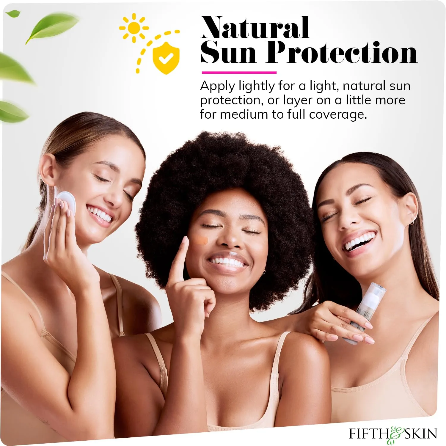 Fifth & Skin: Better’n Ur Skin Liquid Foundation (HONEY TAN) - Natural, Organic, Vegan, Cruelty-Free - Gluten-Free Beauty with Buildable Coverage and Palm-Free Luxury - 1 oz