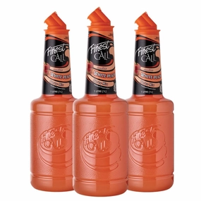 Finest Call Premium White Peach Fruit Puree, 1 Liter Bottle (33.8 Fl Oz), Pack of 3