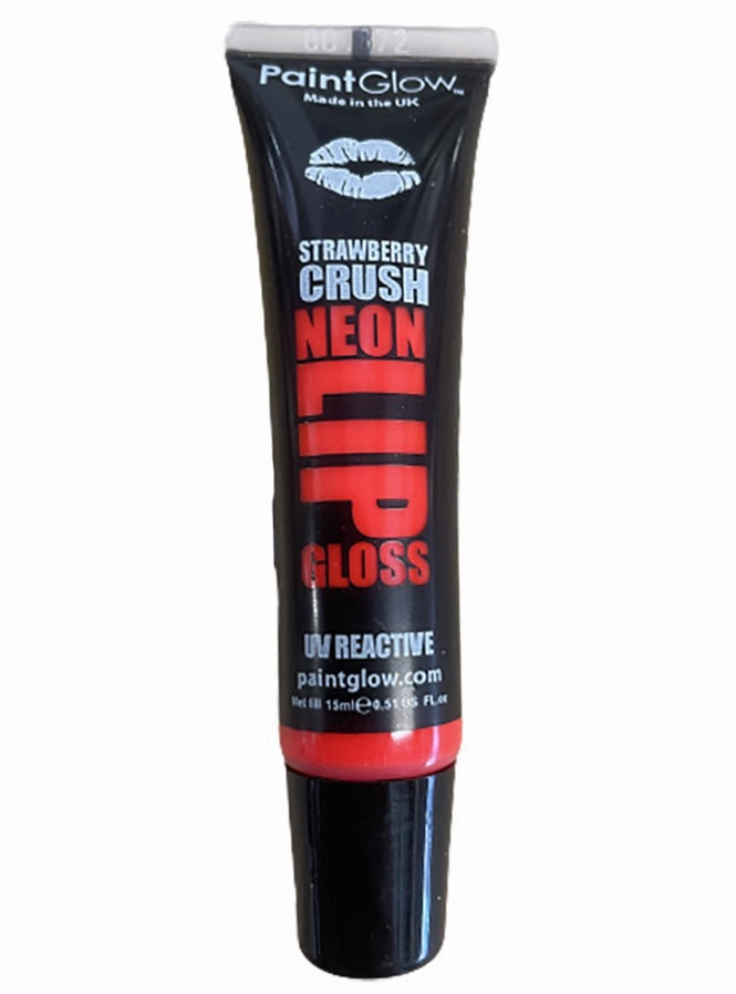 Flavoured Red UV Lip Gloss - Strawberry Crush