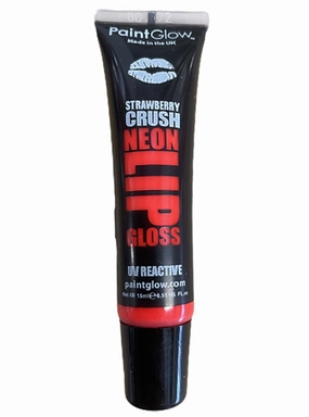 Flavoured Red UV Lip Gloss - Strawberry Crush