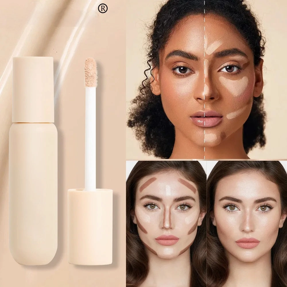 Flawless Waterproof Concealer Stick – Long-lasting Matte Full Coverage for Dark Circles & Acne Scars