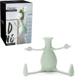 Florino – Friendly Flower Vase Modern Home Décor Vase for Flowers Unique Gifts by Peleg Design (Mint)