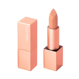Forget the Filler Lip-Plumping Line Smoothing Satin Cream Lipstick, Annie, Orange, 0.1 Ounce
