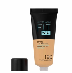 Foundation Fit Me Matte   Poreless Golden 190