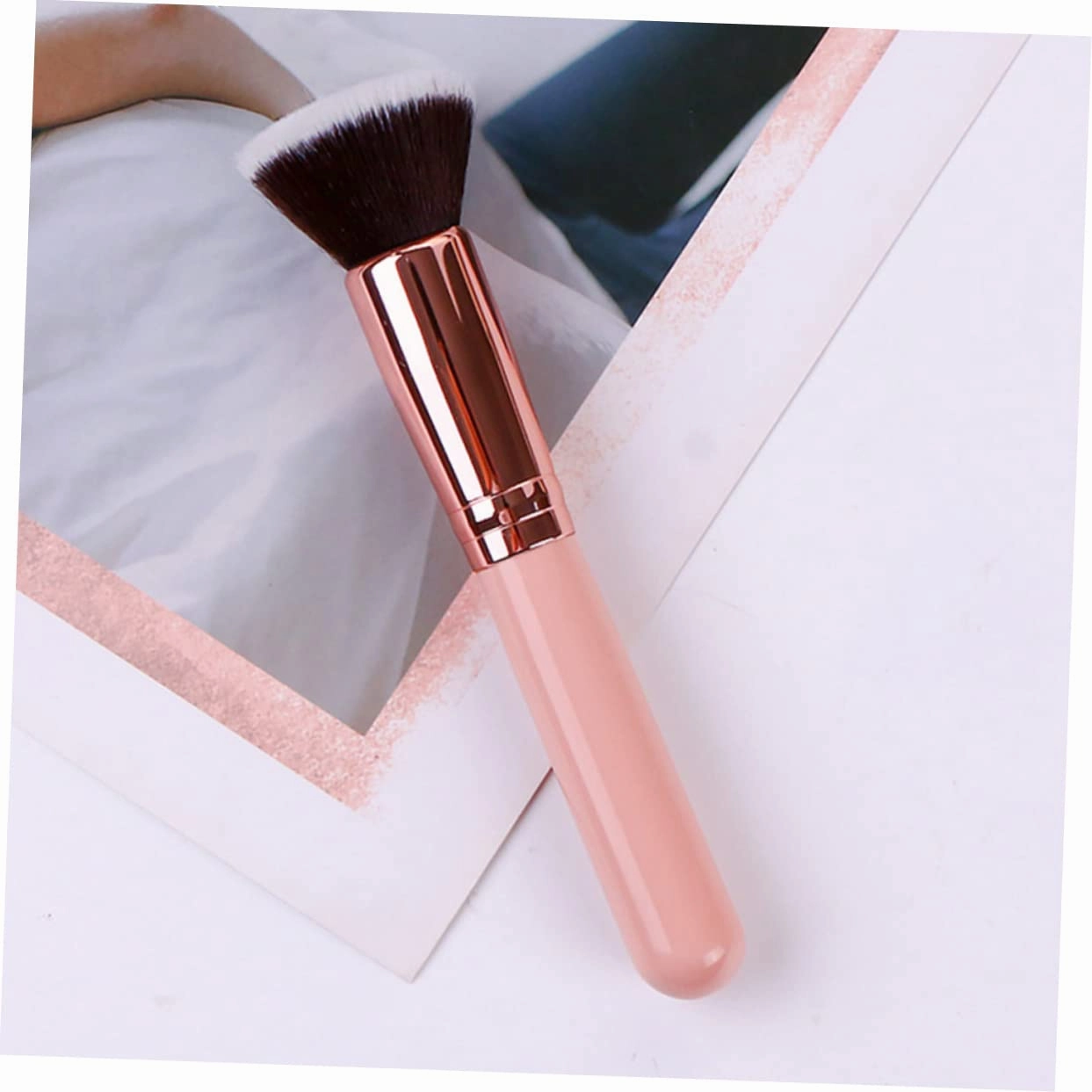 FRCOLOR 3sets Brush Set Makeup Pink Makeup Brush Set Professional for Liquid Foundation Easy to Use 2pcs*3